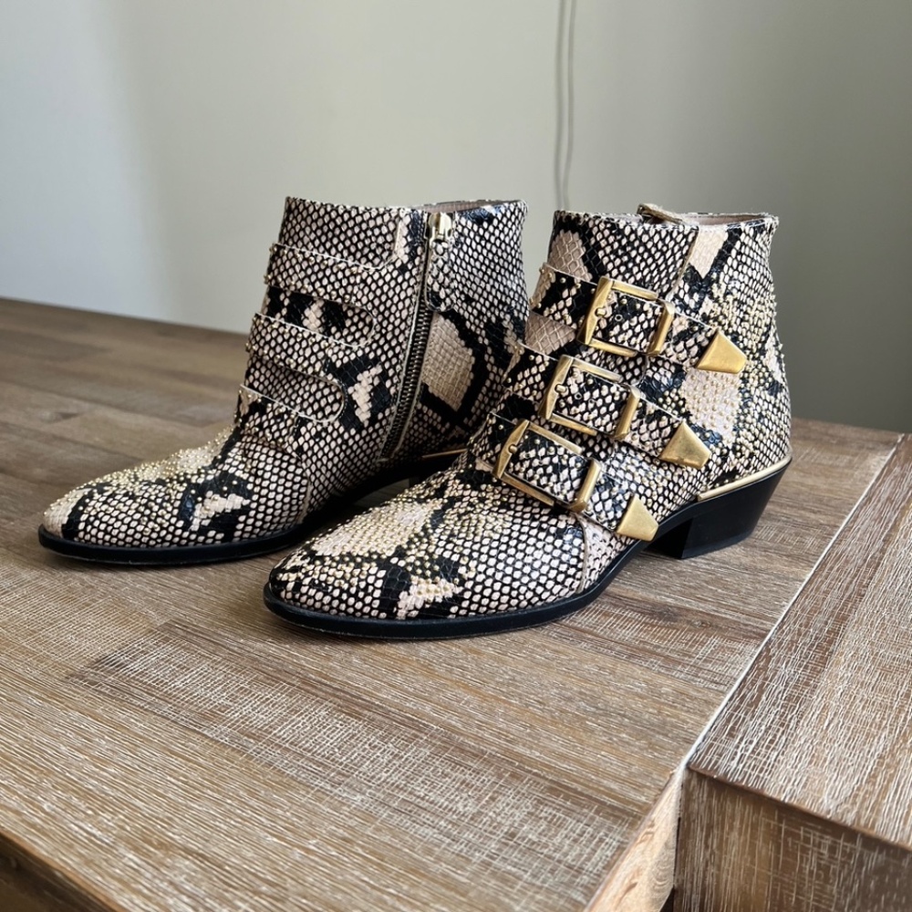 Chloe Susanna Studded Ankle Boots